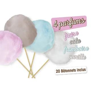Assortment of 4 Cotton Candy Sugar Flavors - Lagrange