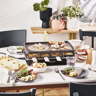 Element Raclette stone and grill plate