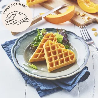 Traditional Heart Waffle Plates - Super 2 - Lagrange