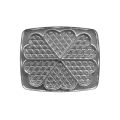 Plaques traditionnelles Gaufres coeur - Super 2 - Lagrange