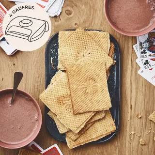Wafer Plate - 4 Waffle Maker - Crispy and delicious