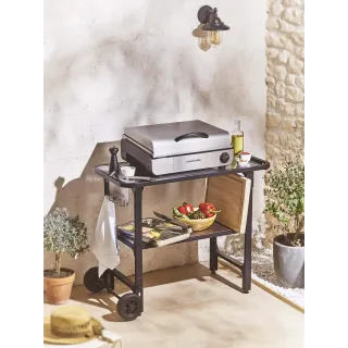 Desserte inox pliable pour Plancha – Lagrange