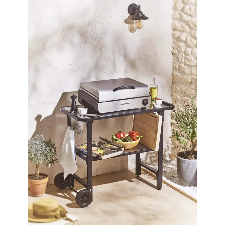 Foldable Stainless Steel Cart for Plancha – Lagrange