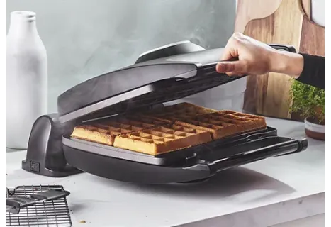 Waffle plate set for Lagrange 4 Waffle Maker
